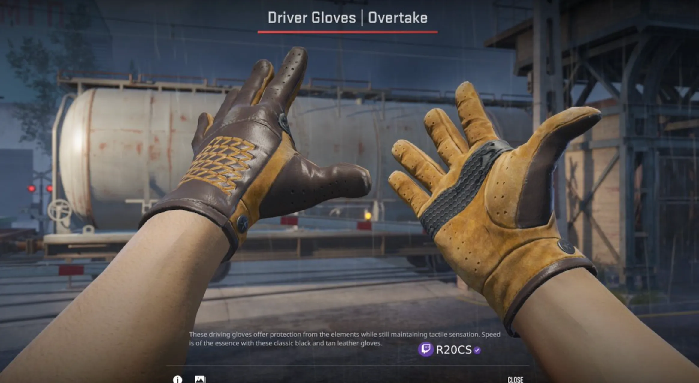 Driver Gloves Overtake